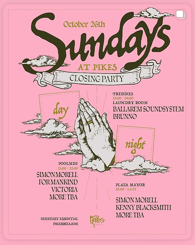 Sundays at Pikes Closing season 2025