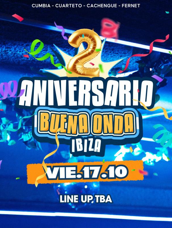 Buena Onda segundo aniversario