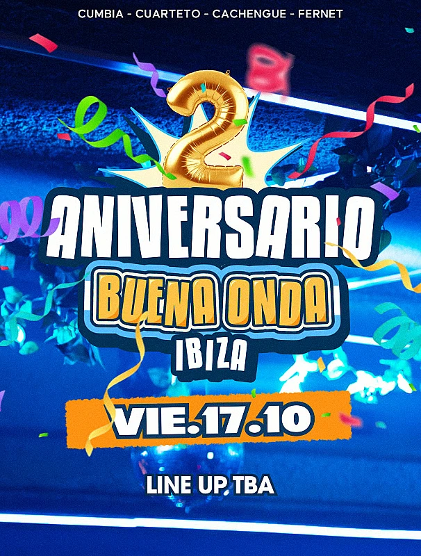 Buena Onda segundo aniversario